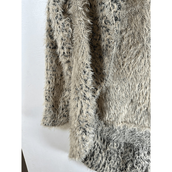 Vintage‎ Concept Cardigan Open Front Neutral Minimalist Faux Fur Woman’s XL NWT - Picture 14 of 16